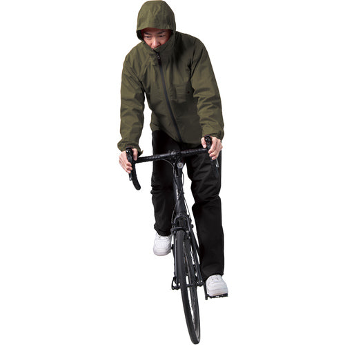 Makku さりげないレインウェアセットアップ カーキ M AS-6700-KH-M 1 着