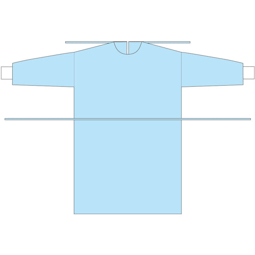 대나무 호랑이 펠락 No. 40(아이솔레이션 가운 프리) 블루 1장×100봉투 076420 1상자
