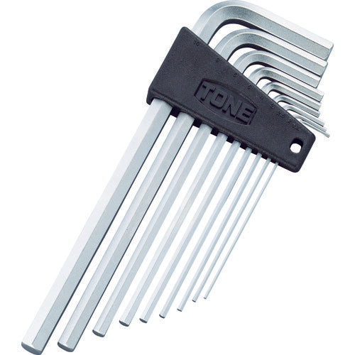 TONE Long Hexagonal L-shaped Wrench Set 9pcs APL900 1 S