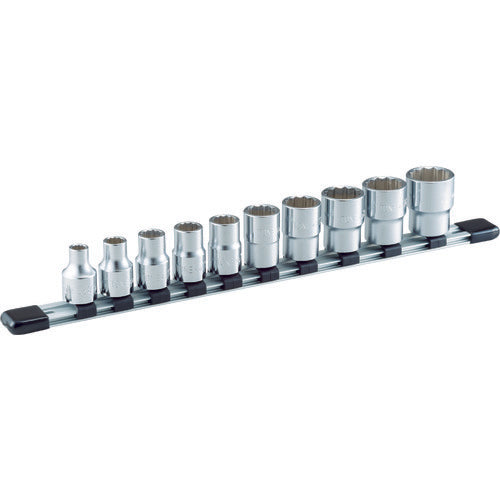 TONE ソケットセット(12角・ホルダー付) 10pcs 差込角12.7mm HD410 1 S