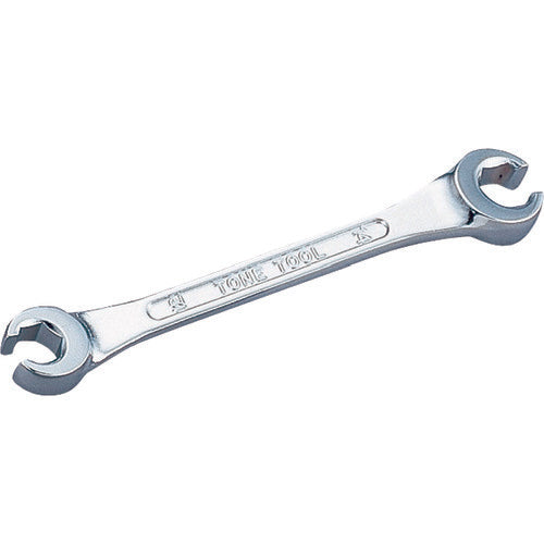 TONE Flare Nut Wrench, Diameter 12 x 14 mm, Total Length 160 mm, Plated, M26-1214, 1 pc