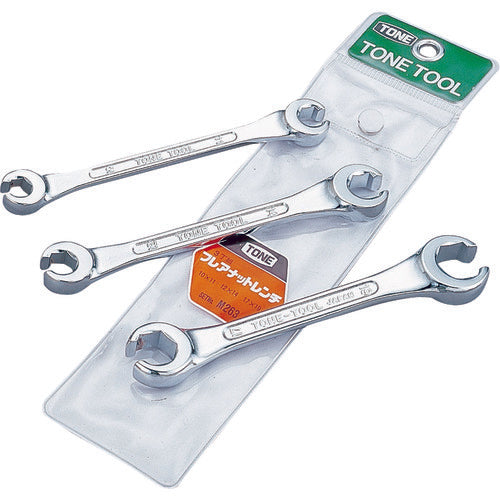 TONE flare nut wrench, total length 155, 160, 165 mm, 3-piece set, M263 1 S