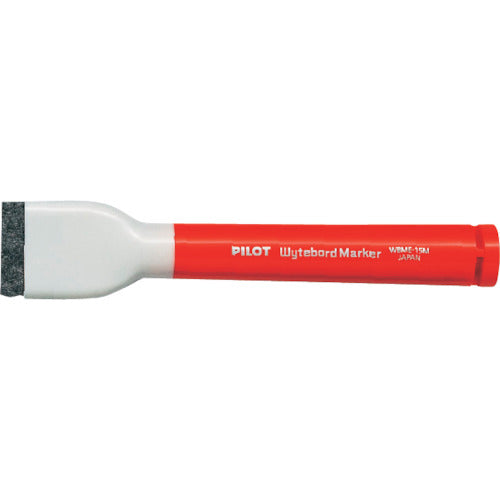 パイロット ホワイトボードマーカー 中字(マグネット・イレーザー付き) レッド WBME-15M-R 1 本