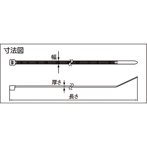3M 나일론 결속 밴드 실내용 폭 9.0X 길이 430mm 100개들이 NB-430MM 1봉
