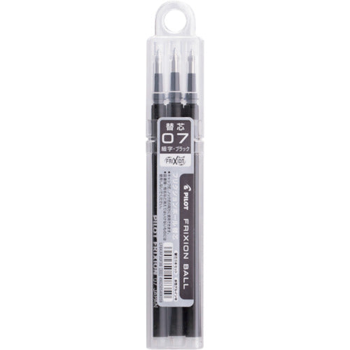 パイロット フリクションボールペン替芯 0.7 黒 単色用3本セット LFBKRF30F3B 1 PK