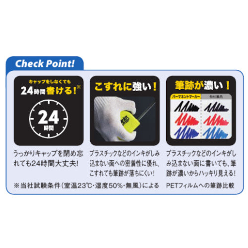 パイロット 油性マーカー パーマネントマーカー400 ブルー 平芯 MPM-10B-L 1 本