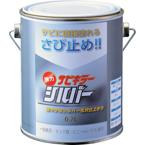 BAN-ZI Rust Prevention Paint Sabi Killer Silver 0.7L Silver B-SKSL/L07S 1 Can