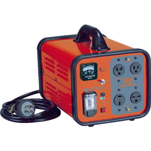 ハタヤ トランスル 昇降圧兼用型 単相200V・100V 3.0kVA HLV-03A 1 台