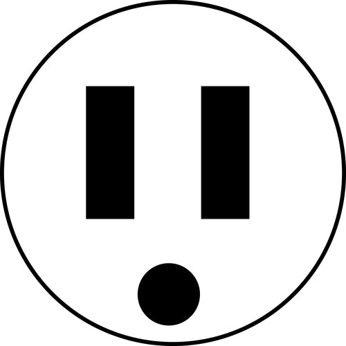 Hataya 2P Grounded Extension Cord 10m Gray Blue SX-103K-B 1 Piece