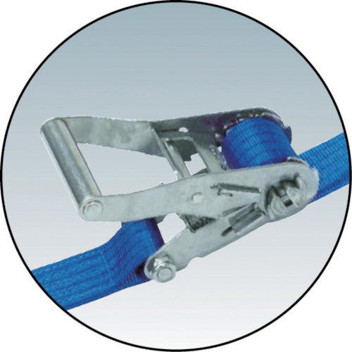 OH Belt lashing LSR100 Stainless steel ratchet buckle with sewn fabric Width 25mm x thickness 1.8mm LSR100L5-40L 1 unit