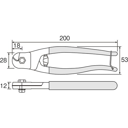 HOZAN Wire Cutter N-16 1 piece