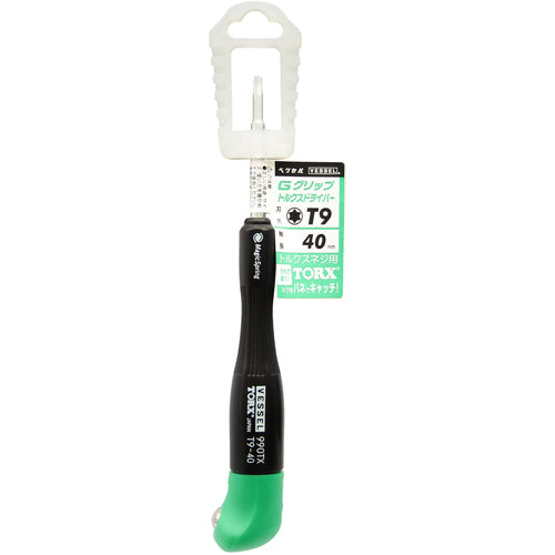 VESSEL 정밀 드라이버 G 그립 토크스 드라이버 990TX T9 990TX-T9-40 1개