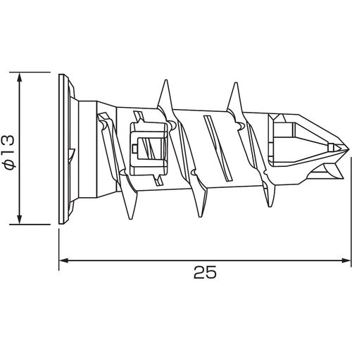 EBI MONGO Gypsum Anchor (500 pieces) GA25T GA25T 1 PK