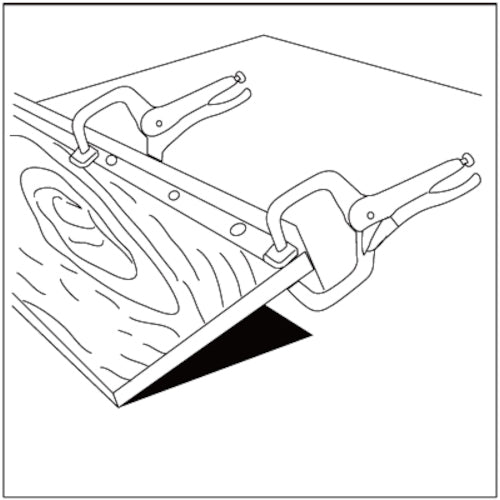 EBI Vice Pliers C-type (with plate) 165mm VC150S 1 piece