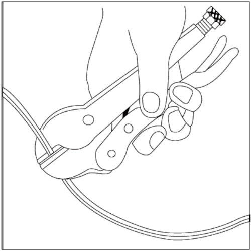 エビ バイスプライヤー ピンチ・オフ用 180mm VR175 1 丁