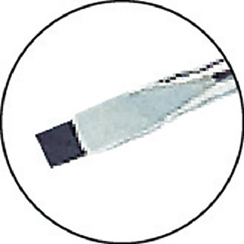 KTC Wooden Handle Driver, Flat Head Penetrating Type, Tip 8 Flat Head, Shaft Length 150mm, D12M2-8, 1 Piece