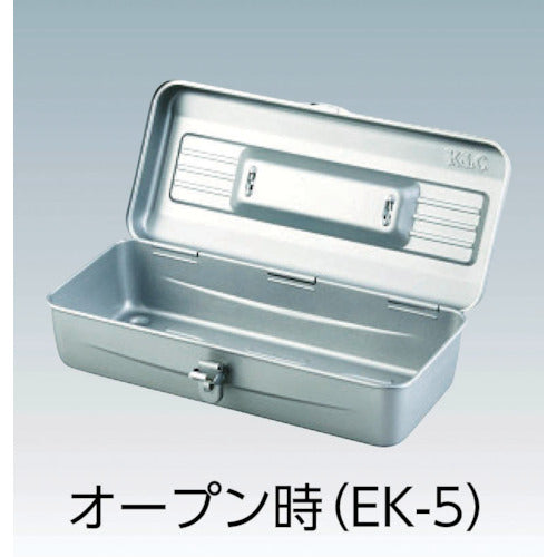 KTC 스틸제 공구 상자 편개 메탈 케이스 간구 375×안길이 165×높이 110 mm EK-5 1개