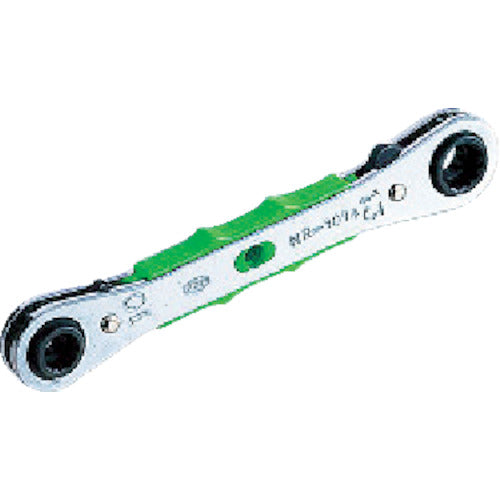 KTC 4사이즈판 래칫 렌치(스탠다드) 10×13・12×14 mm MR-1014