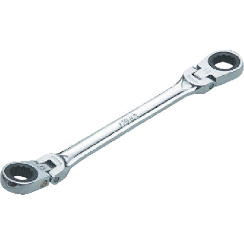 KTC Ratchet Wrench (double-headed swivel type) Diagonal dimensions 13 x 15 mm Total length 205 mm MR1-1315F 1 piece