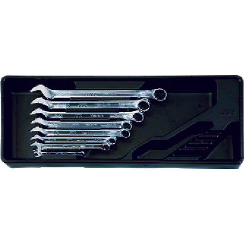 KTC Combination Spanner Set Combination Wrench Set (8-piece set) Inch 12-sided with plastic molded tray TMS208B 1 S