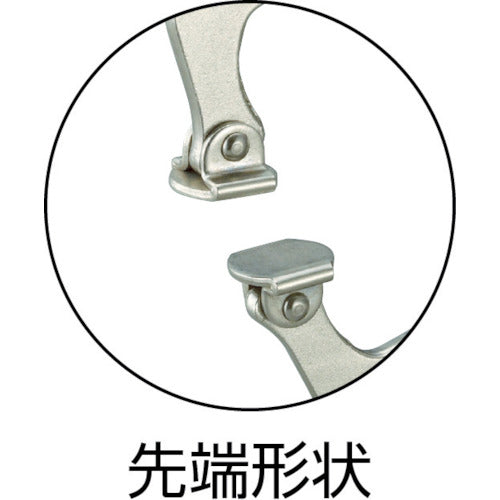 TRUSCO C型グリッププライヤ(皿付き) 280mm TVPC-280S 1 丁