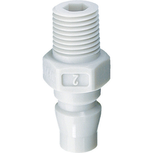 JOPLAX 樹脂プラグ 相手側取付メネジRc(PT)1/4 JS-02W 1 個