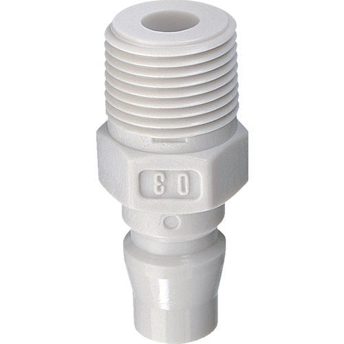 JOPLAX 樹脂プラグ 相手側取付メネジRc(PT)3/8 JS-03W 1 個