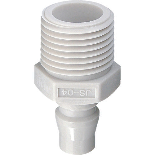 JOPLAX 樹脂プラグ 相手側取付メネジRc(PT)1/2 JS-04W 1 個