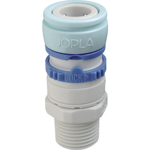 JOPLAX Plastic Socket, Mating Mounting Thread Rc (PT) 1/2 Plastic Socket TS-4WR 1 pc