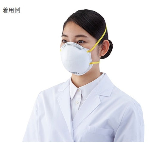 AS 일회용식 방진 마스크 DS2 배기 밸브 없음 20장들이 3-8142-01 1 상자