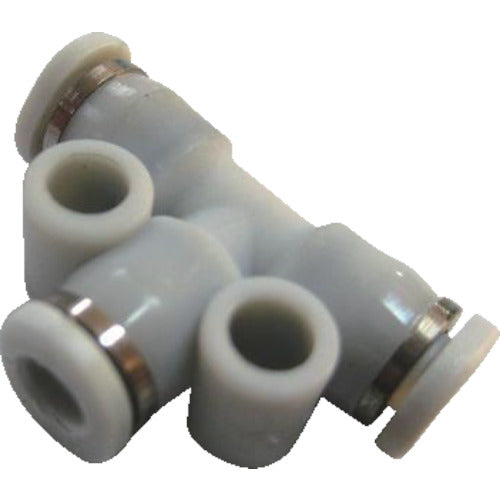 CONVUM チューブ継手 ユニオン ティー 適合チューブ外径D:4×4×4mm WPUT04C 1 個