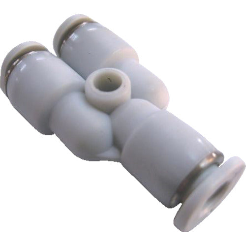 CONVUM Tube Fitting Different Diameter Union Y Compatible Tube Outer Diameter D1: 6mm Compatible Tube Outer Diameter D2: 4 x 4mm WPW06-04C 1 pc