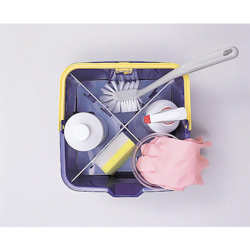 テラモト 仕切り付きバケツ青 CE-447-000-0 1 個