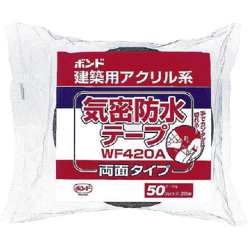 コニシ ボンド建築用アクリル系気密防水テープ WF420A−50 #04642 WF420A50 1 巻