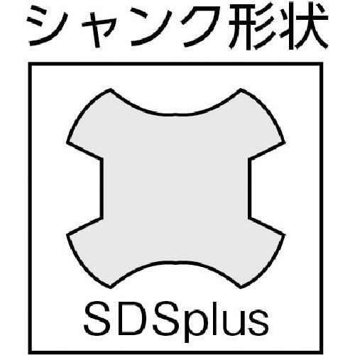 Sanko Techno All Drill SDS Type Pack (1 piece = 1PK) Blade diameter 6.4mm SDS-6.4X110P 1 piece