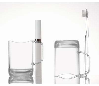 水が切れるスタンドマグ / クリア 1 個