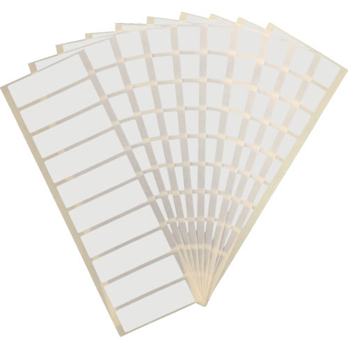 TRUSCO 보안 씰 전사 없음 직사각형 알파벳 100 매 1 세트 흰색 TSS-SE-NW 1 세트