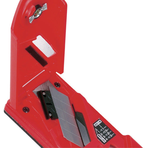 타지마 보드 칸나 모따기·평 깎기용 전체 길이 180mm 평 45 적색 TBK180-H45 1개