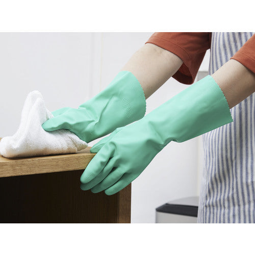 Vinylstar PVC Gloves Towa Robe Fleur Hot Gloves Green M 712-M 1 pair