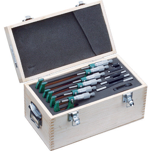 SK Standard Outside Micrometer Set, Set of 6, Measurement Range 0-150mm, MC105-150ST 1 S