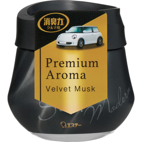 エステー クルマの消臭力 Premium Aroma ゲルタイプ ベルベットムスク ST13059 1 個