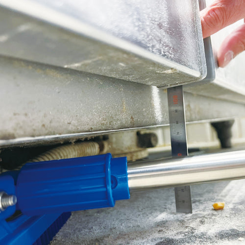 BURRTEC バーキュートプラス機械下清掃用ブラシ 青 1 ハード 63114201 1 本