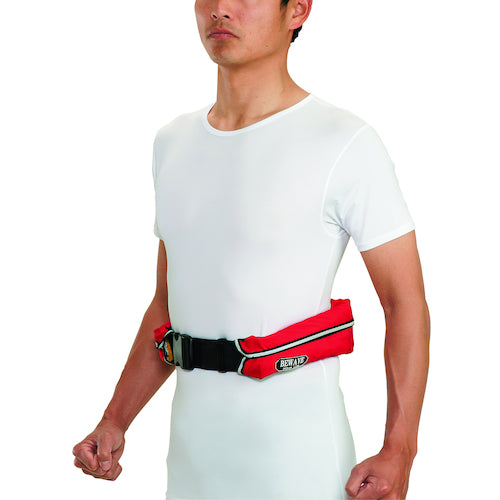 OCEANLIFE 手動膨張式ウエストタイプ 小型船舶用ライフジャケット ブルー TYPE A WR-3-BL 1 着