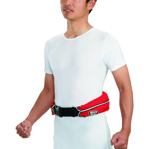 OCEANLIFE Automatic Inflatable Waist Type Work Life Jacket Black TYPE A WR-1-BK 1 Piece