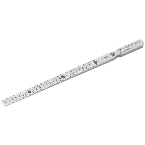SK 테이퍼 게이지 No. 270 세폭 측정 범위 0.3~4mm TPG-270AA 1개