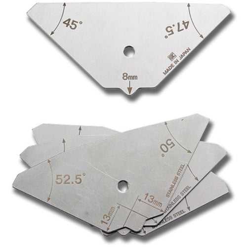 SK Angle Limit Gauge, Set of 4, Measurement Range 45-62.5° (0.25° increments) WAL4562 1 piece
