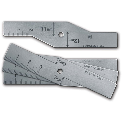 SK Root Spacing Limit Gauge, Set of 4, Measurement Range 11-18mm (1mm increments) WRL1118, 1 piece