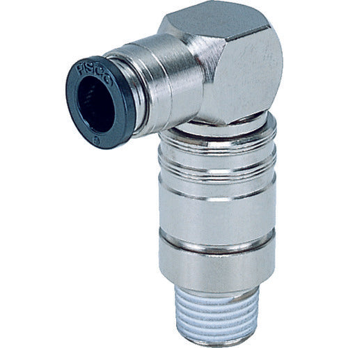 PISCO 金型温調継手エルボ08型チューブ8MMネジR1/8 AKL08-801 1 個