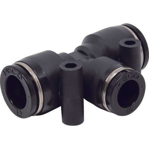 PISCO 튜브 피팅 위경 유니온 티 12×12×10 PEG12-10 1개