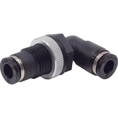 PISCO チューブフィッティング 隔壁ユニオンエルボ PML6 1 個